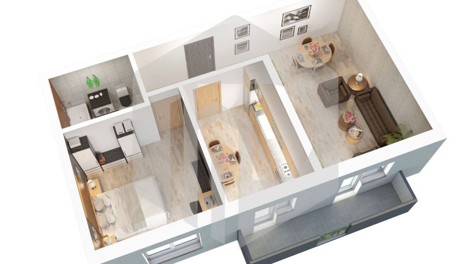 Apartament 2 camere | Etaj 1 | Doamna Stanca | Dezvoltator - Poză 2