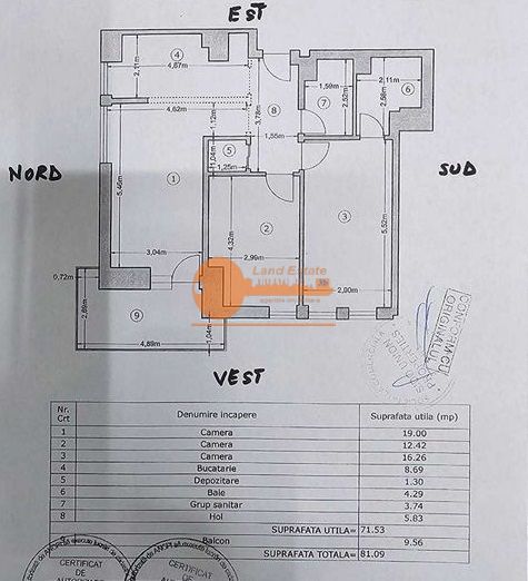 Apartament 3 Camere Moghioros - Poză 8