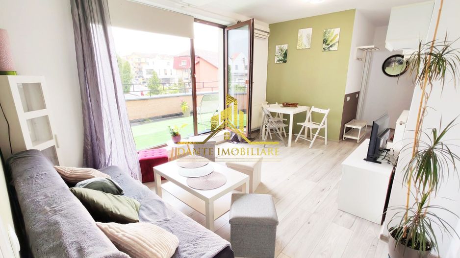 2 camere, mobilat modern, bloc nou, terasa, parcare, Buna Ziua, LIDL - Poză 1