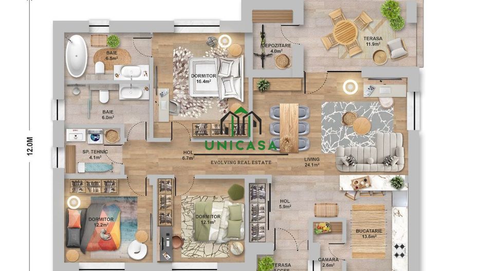 Casă nouă/ Construită doar pe parter/ Bujoreni/ 4 Camere - Poză 10