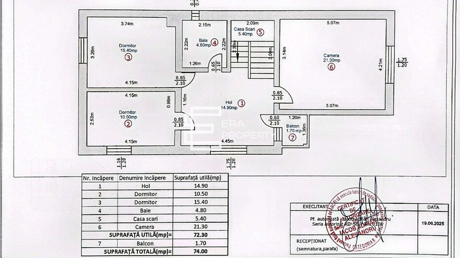 Casa individuala 5 camere/pivnita/garaj/ teren/460mp ,Turnisor/SIBIU - Schiță 14