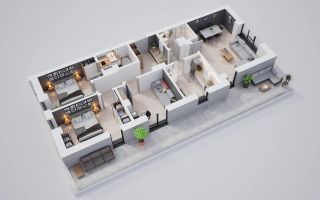 Apartament cu 4 camere, Rate la Dezvoltator pe 7 ani - Poză 2