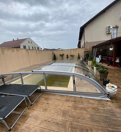 Duplex cu piscina Dumbravita Zona PADURE - Poză 31