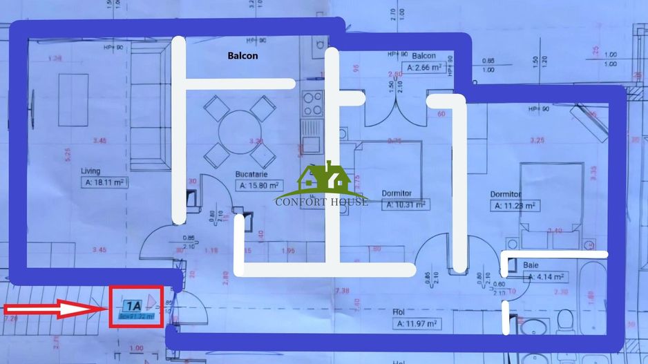 91mp nou-Ostroveni | Bloc A | Iulie |Centrala |2Balcoane - Poză 20