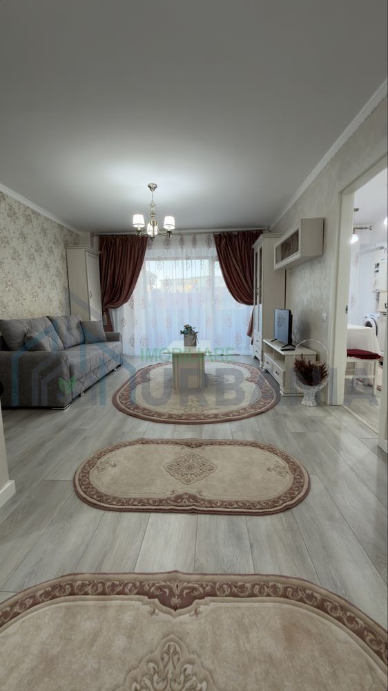 Inchiriez apartament 1 Camera bloc nou Pacurari etaj 1 mobilat/utilat - Poză 1