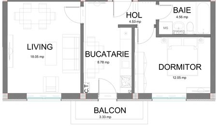 Apartament | 2 Camere | La cheie | Decomandat | Dedeman | 0% Comision