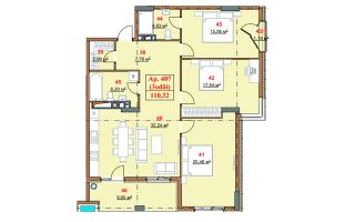 Vânzare, apartament, 4 camere, str. Nicolae Dimo, Durlești - Poză 3