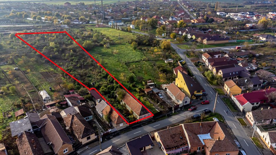 Teren 3062 mp construcție case - Aradul Nou - Poză 1