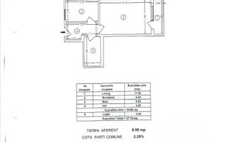 Garsonieră decomandată Gorjului – 10 min centrală proprie - Schiță 8