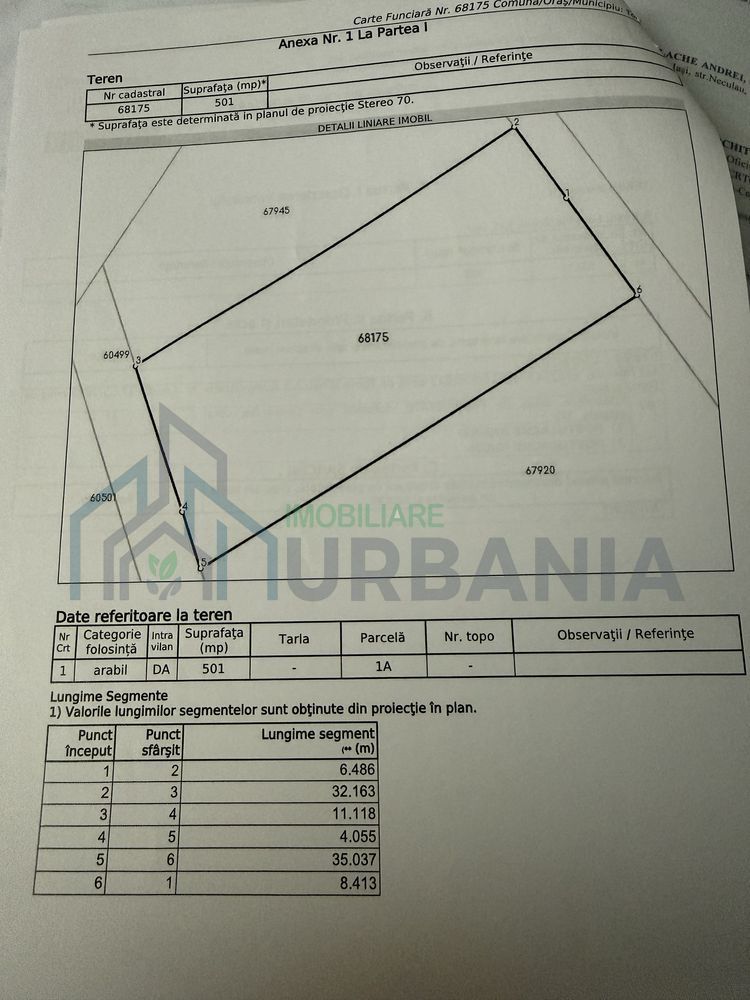 Teren intravilan cu autorizație de construcție, Vladiceni, Tomești, 501 mp - Poză 4