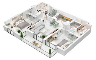 Apartament cu 3 camere de vânzare, Carpathia - Schiță 10