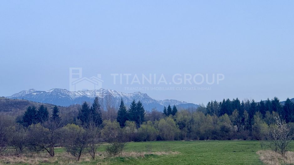 Teren intravilan, 7838 mp, cu priveliște superbă spre munți – Zărnești - Poză 3