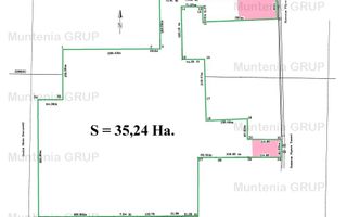 Oportunitate unica investitie ! Pipera 35,24 Ha. teren partial in intravilan - Poză 2