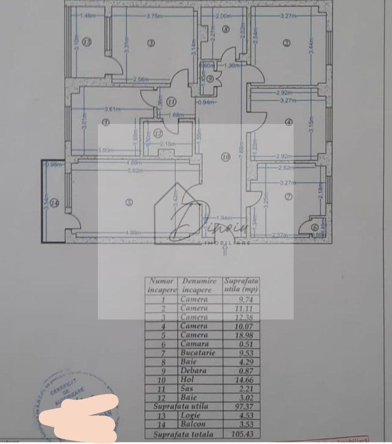 COM 0% I Apartament 4 camere Basarabia Bd Chișinau I 105mp centrala - Poză 2