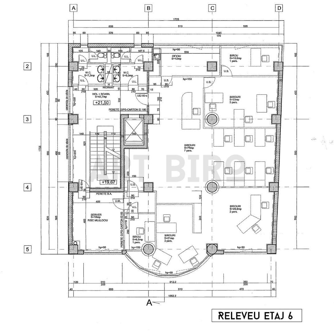 Zero comision, 220mp parter Grozavesti, parcare, metrou 1 minut mers - Schiță 15