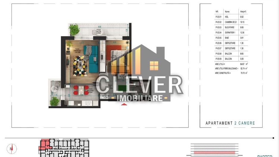 Apartament 2 camere, parter, finisaje la alegere | Pallady - Poză 5