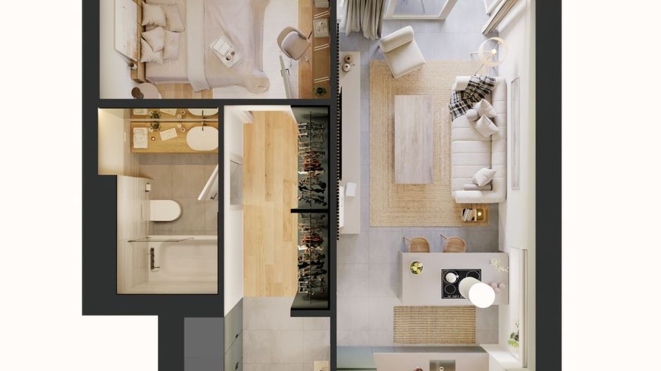 APARTAMENT INTELIGENT 2 CAMERE | PIPERA | PRET DE LANSARE - Poză 4