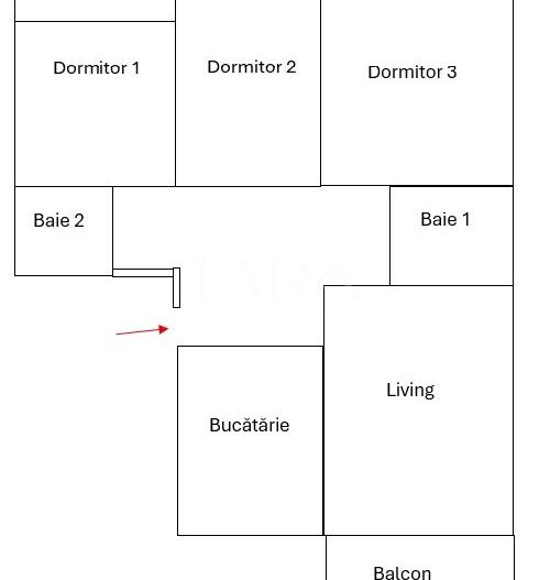 Apartament 4 camere decomandate – Mănăștur, zona Piața Ion Meșter - Poză 1