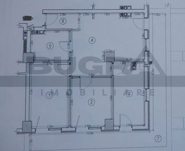 Apartament 3 camere, 60 mp,  parcare, terasa, zona Vivo - Poză 8