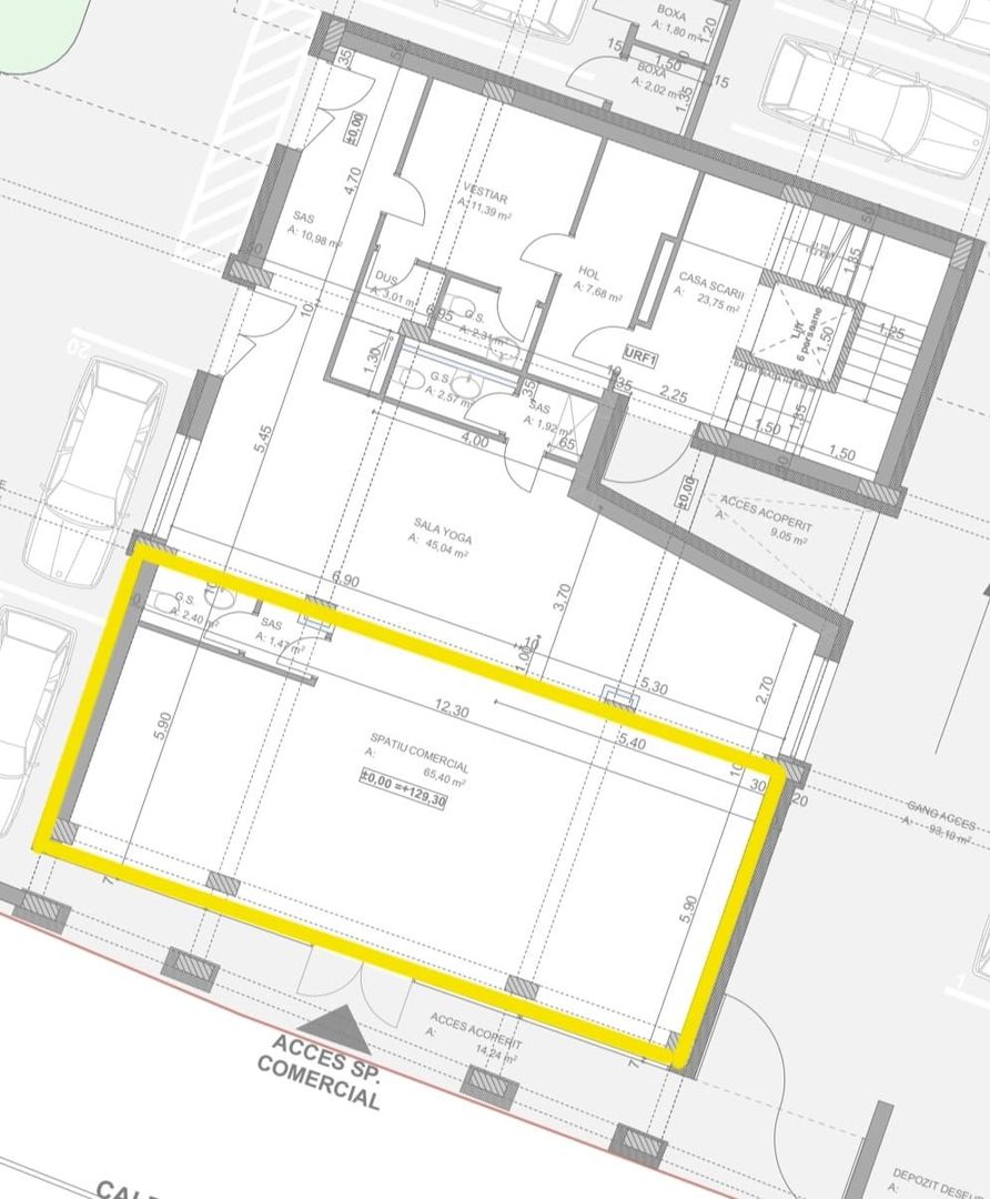 Spațiu comercial, 70 mp, Calea Clujului. 750 E+TVA/luna. Comision 0 - Poză 3