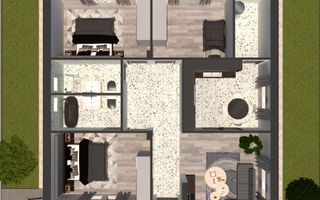 De vanzare casa ideala pe un singur nivel! Comuna Berceni/Vidra - Poză 5