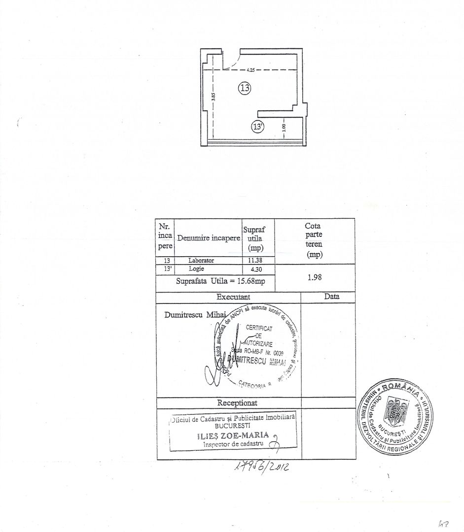 Spatiu Medical in Policlinica Avrig- Metrou Iancului - Schiță 3