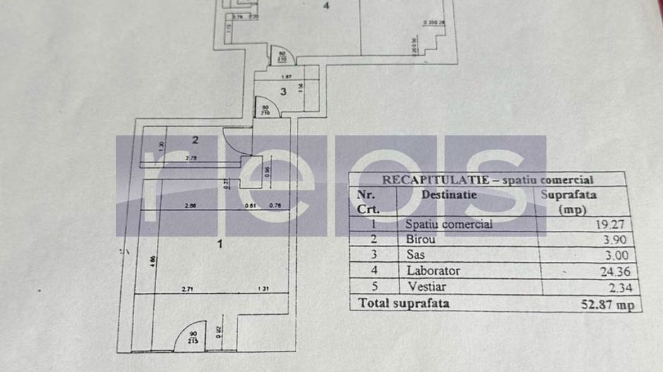 INCHIRIERE SPATIU COMERICAL | PARTER | TRAFIC INTENS | MAGHERU | 53MP - Schiță 16