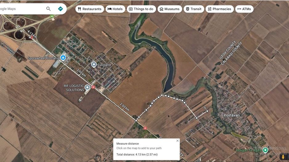 Teren 500 mp de vanzare, Frumusani - Postavari, acces rapid A0 si DNCB - Poză 1