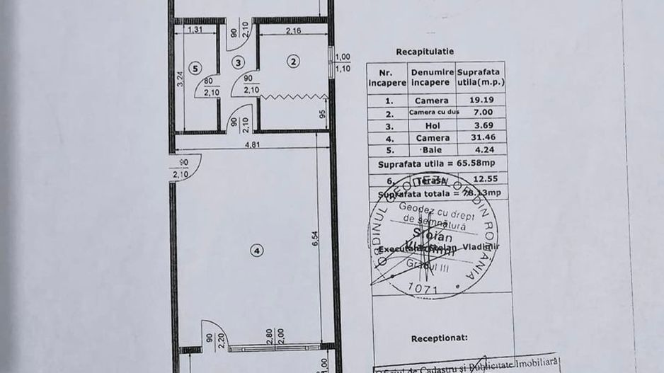 APARTAMENT IN VILĂ | CENTRALĂ PROPRIE | 5 MIN DE METROU UNIRII - Schiță 11