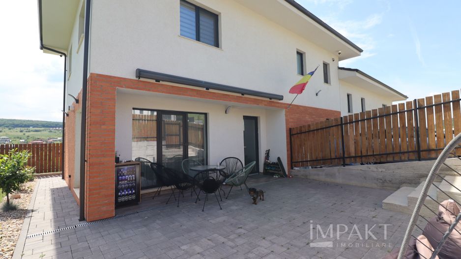 Duplex superb la vanzare, finisat, mobilat, utilat, situat in Chinteni - Poză 24