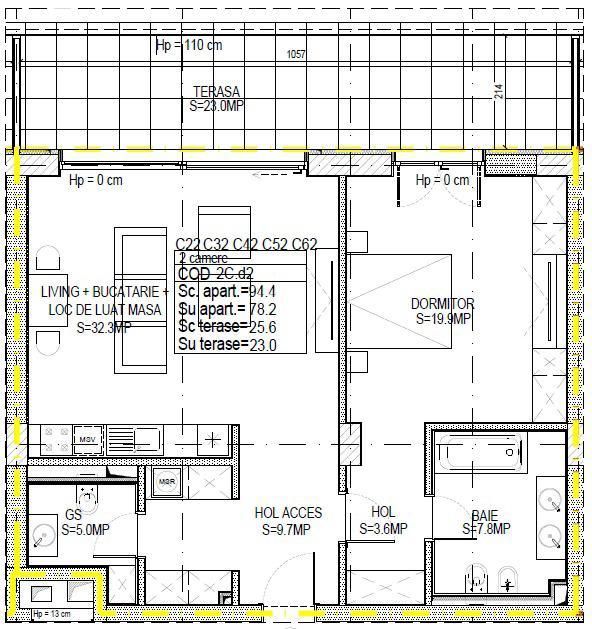 BRASADAS inchiriaza ap 2 cam 78 mp. etaj 5/5 ONE Floreasca. - Poză 7