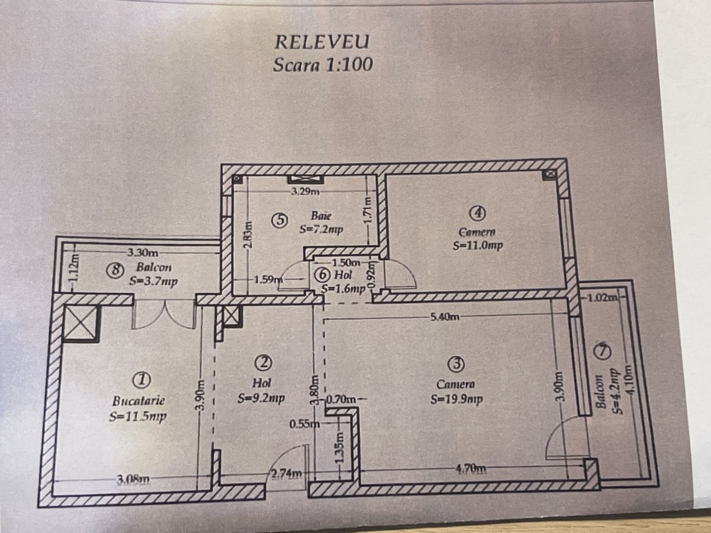 Apartament doua camere,etaj 1,doua locuri de parcare - Poză 17