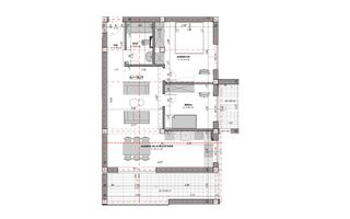 Apartament 3 camere, finisat la cheie, terasă 16.52, aer conditionat - Poză 7