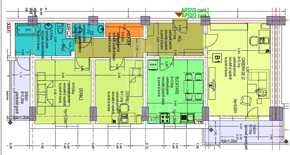 Apartament 3 camere de vânzare | Zona Cireșica-Sibiu - Poză 1