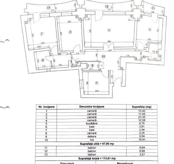 Apartament 4 camere centrala proprie necesita renovare Lujerului - Poză 1
