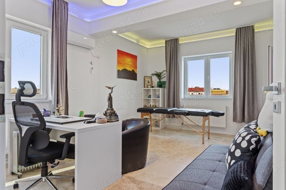 Studio Piata Romana, renovat complet, vedere panoramică dublă - Poză 4