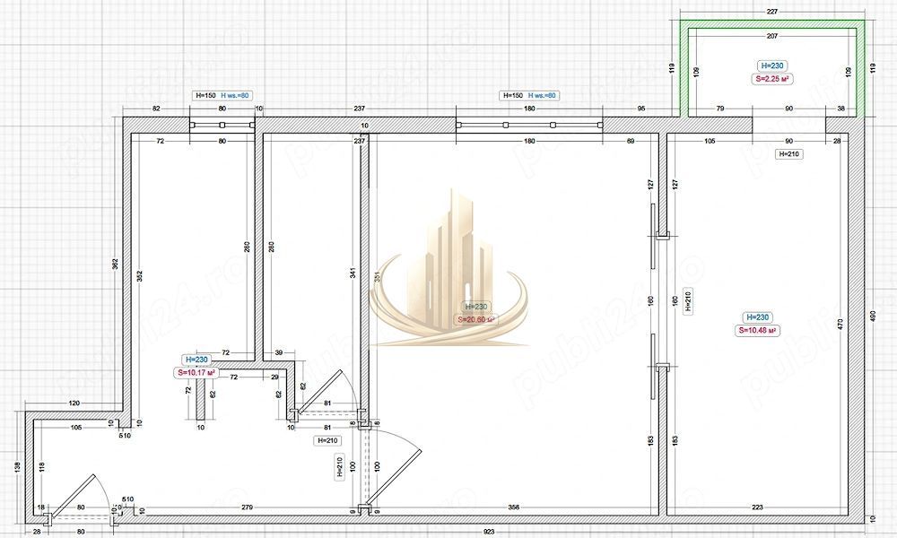 Apartament 2 camere, Șagului, 40 mp, etaj 1, centrală proprie - Poză 8