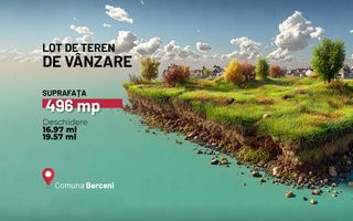 De vanzare teren intravilan 496 mp - Comuna Berceni - Str. Miorita - Poză 1