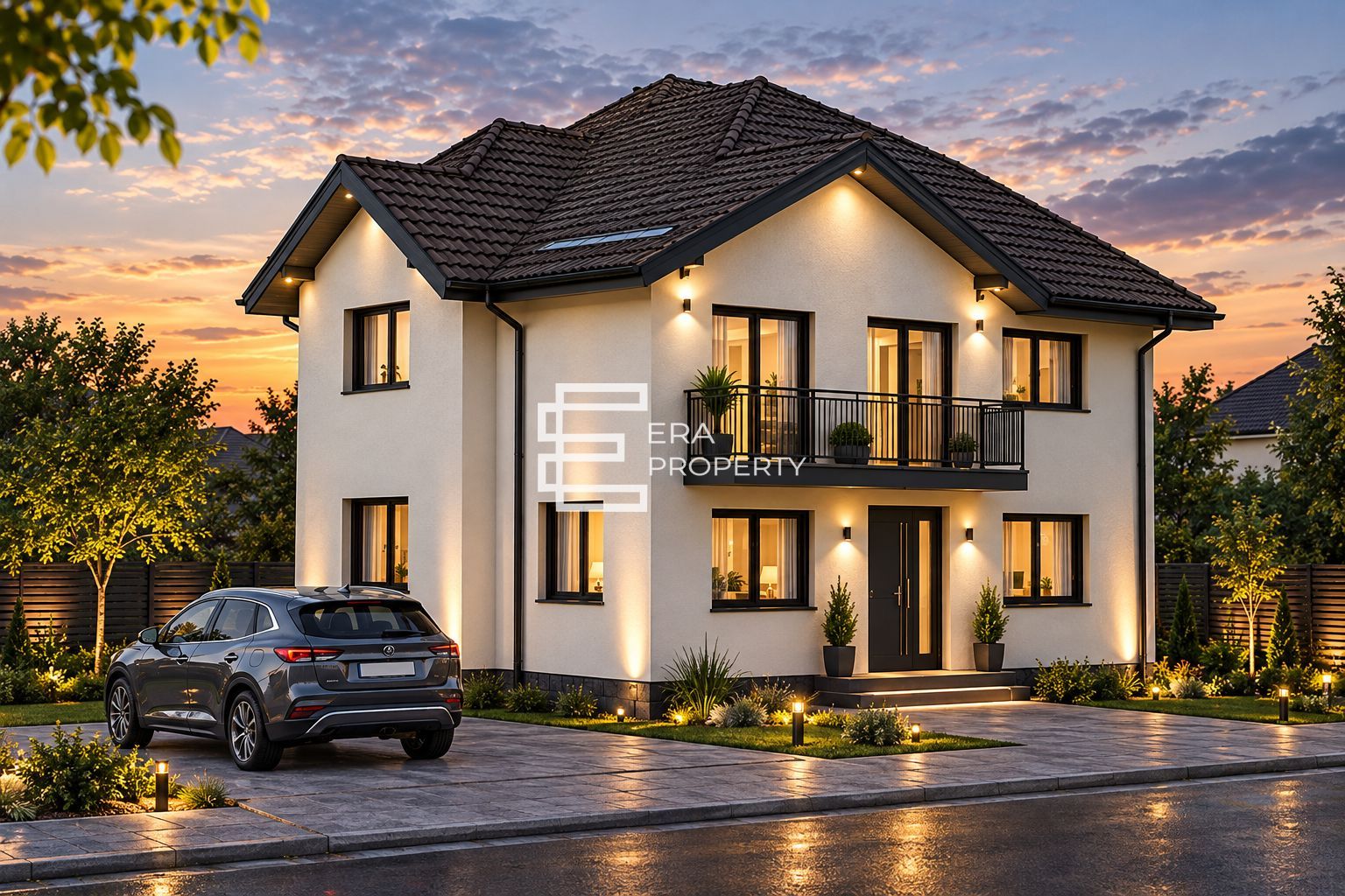 Casă individuală cu 5 camere, 148 mp utili, teren 450 mp – Cristian, Sibiu - Poză 1