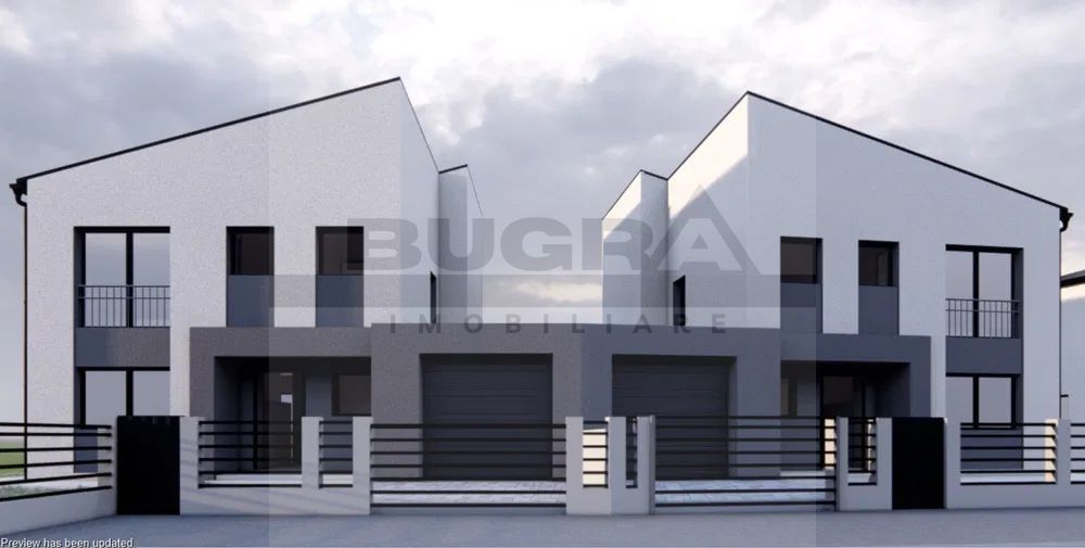 Casa cuplata, 115 mp, teren 495 mp, garaj, Dezmir - Poză 1