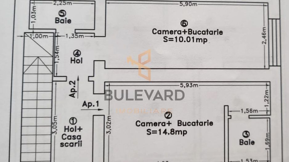 Comision 0! Casa tip vila cu 6 apartamente in zona BT Arena! - Schiță 52