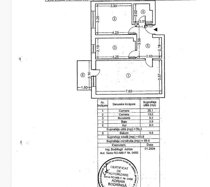Apartament 2 camere de vânzare - Eleganță și confort în Exigent Plaza - Poză 15