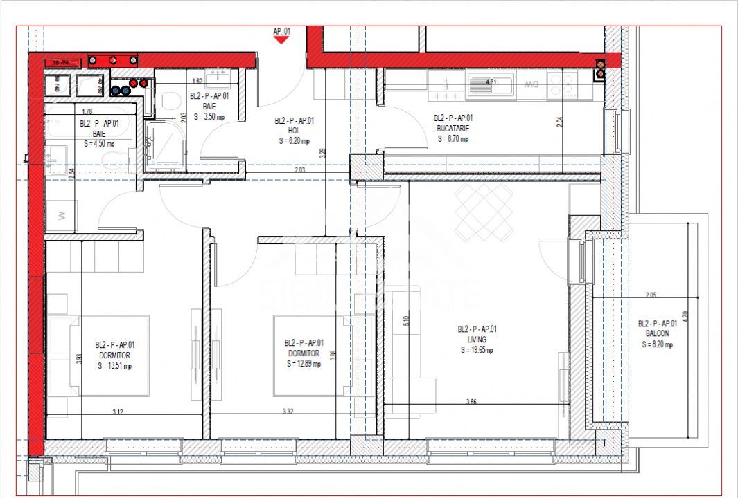 Apartament modern, 3 Camere, Calea Surii Mici,boxa inclusa - Poză 3