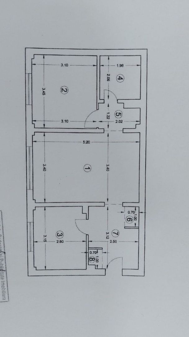 APARTAMENT 2 CAMERE | STR. VASILE LASCAR - Schiță 9
