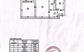 Apartament cu 2 camere / 50mp/ zona Podu Ros - Poză 8