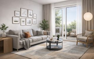 Apartament 2 camere | Balcon 12 mp | Metrou 12 min - Poză 1