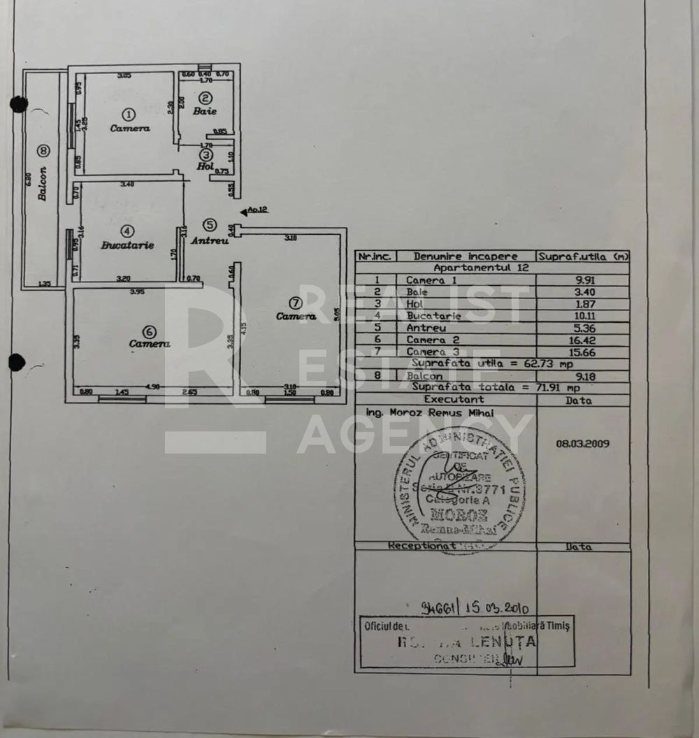 Vânzare apartament, 3 camere, zona Soarelui, Timișoara - Poză 7