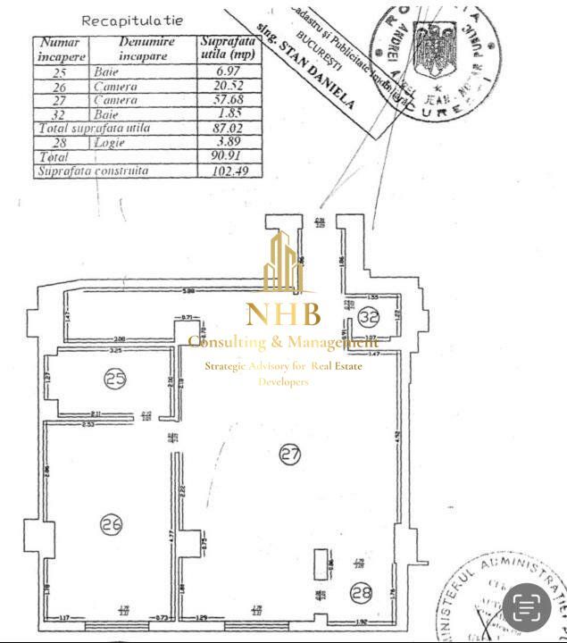 Apartament de 2 camere langa Herastrau, complex Persepolis, mobilat lux - Poză 17