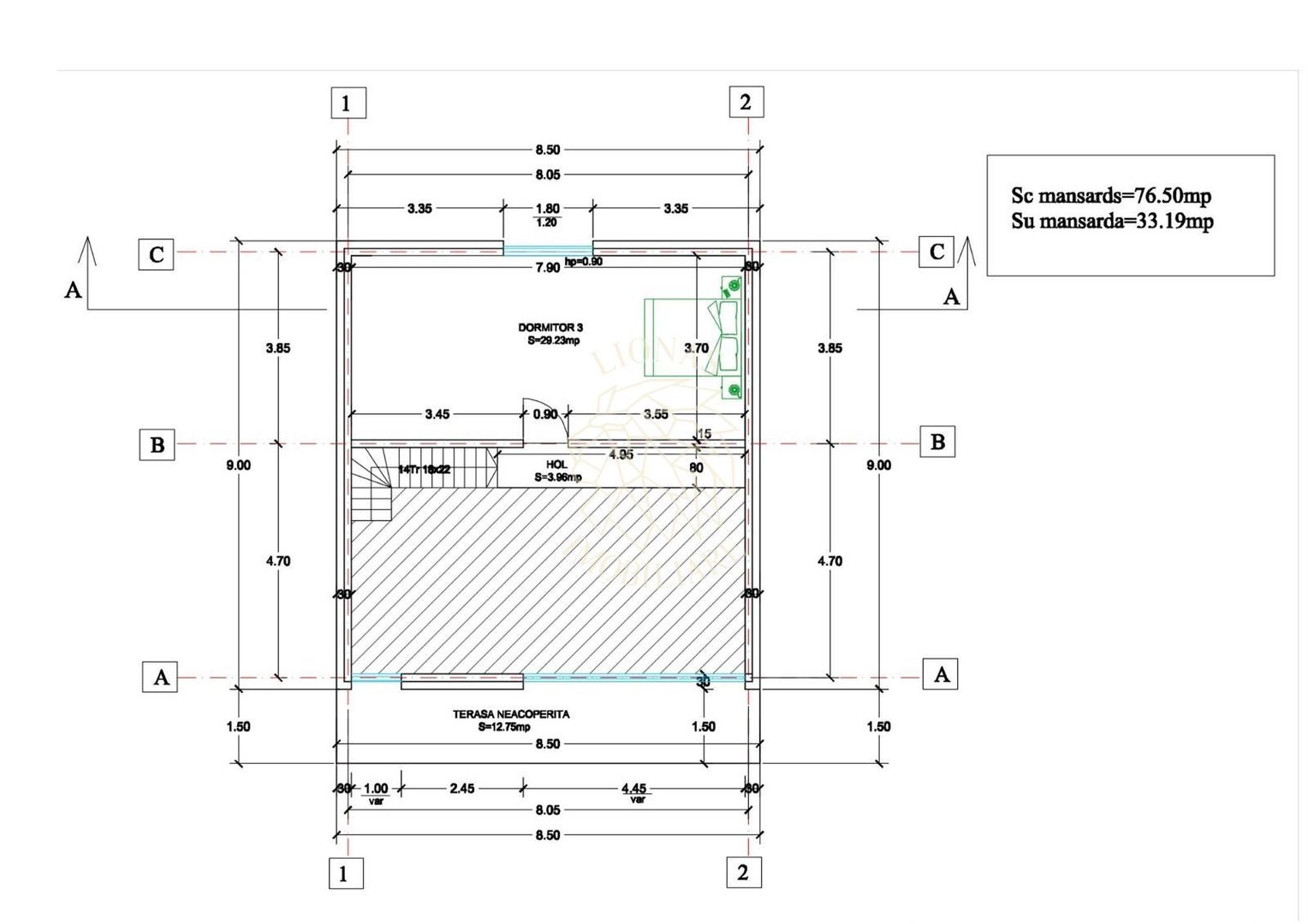 Teren 500mp cu Proiect Resort exclusivist-panorama lac Colibita - Poză 10