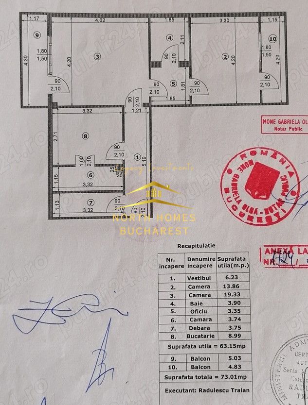 Apartament 2 camere foarte spatios zona Decebal - Poză 6